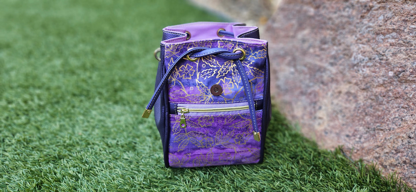 Purple Bucket Bag