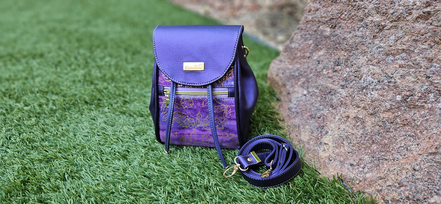 Purple Bucket Bag