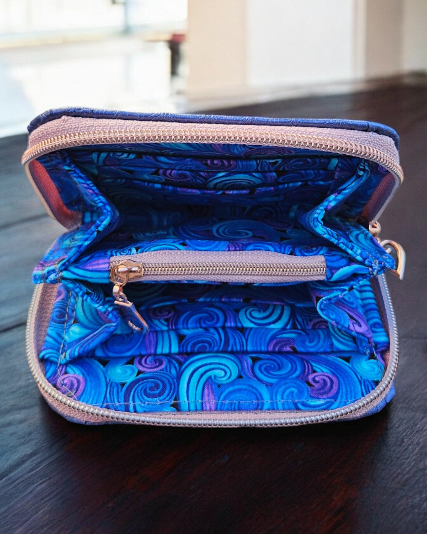 Periwinkle Dimples Wallet