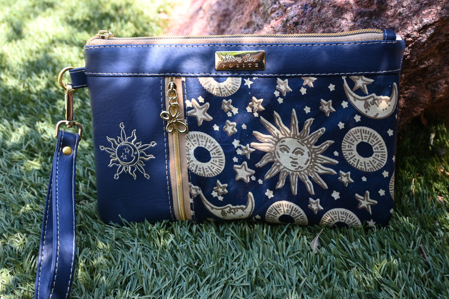Celestial Sun and Moon Clutch