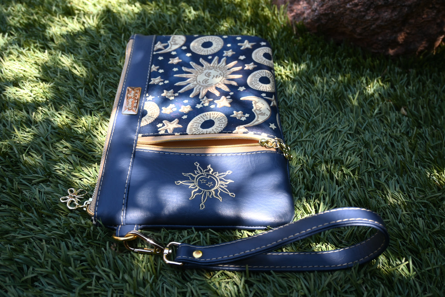Celestial Sun and Moon Clutch