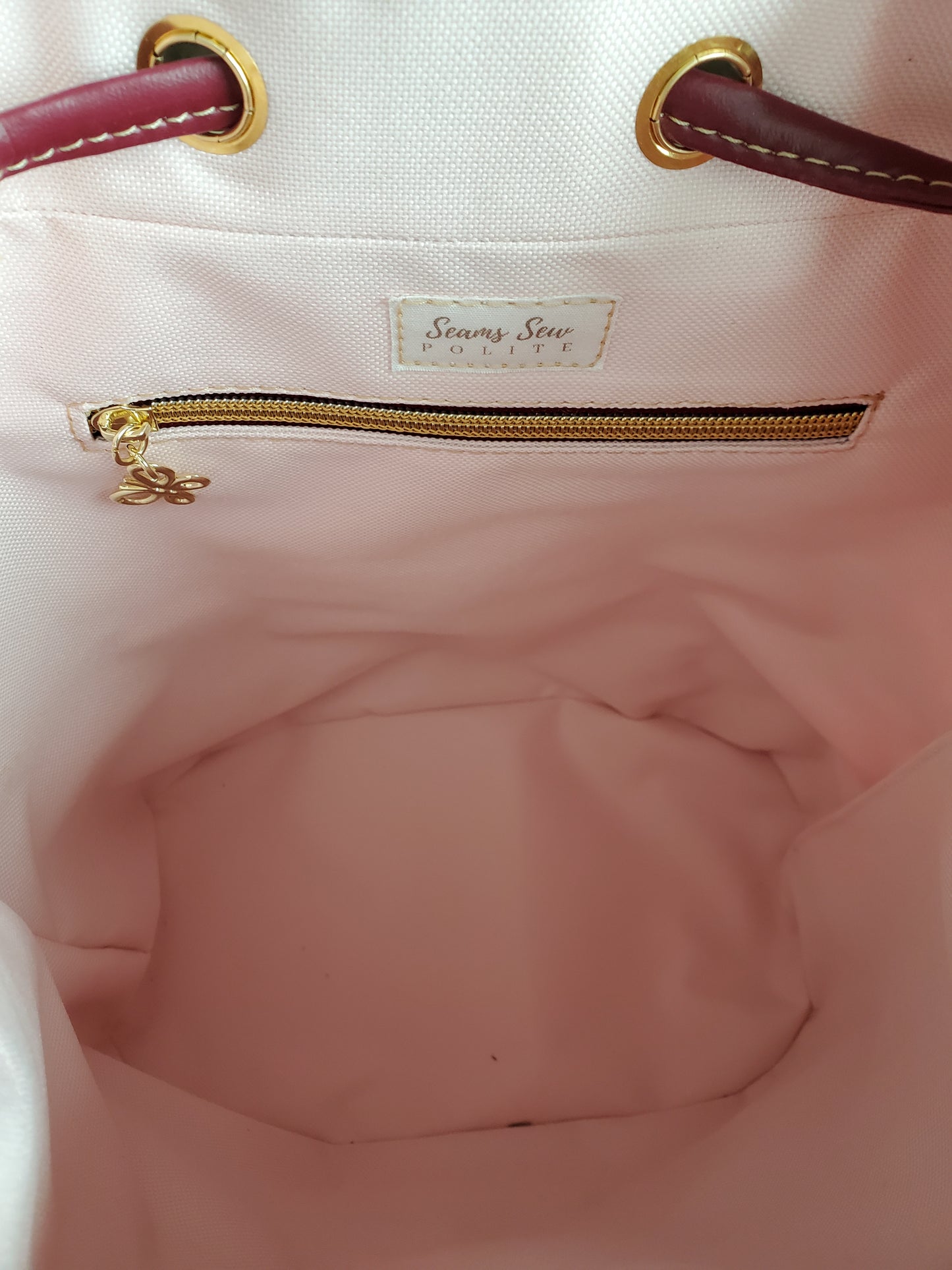 Red, Wine and Blush Convertible Backpack