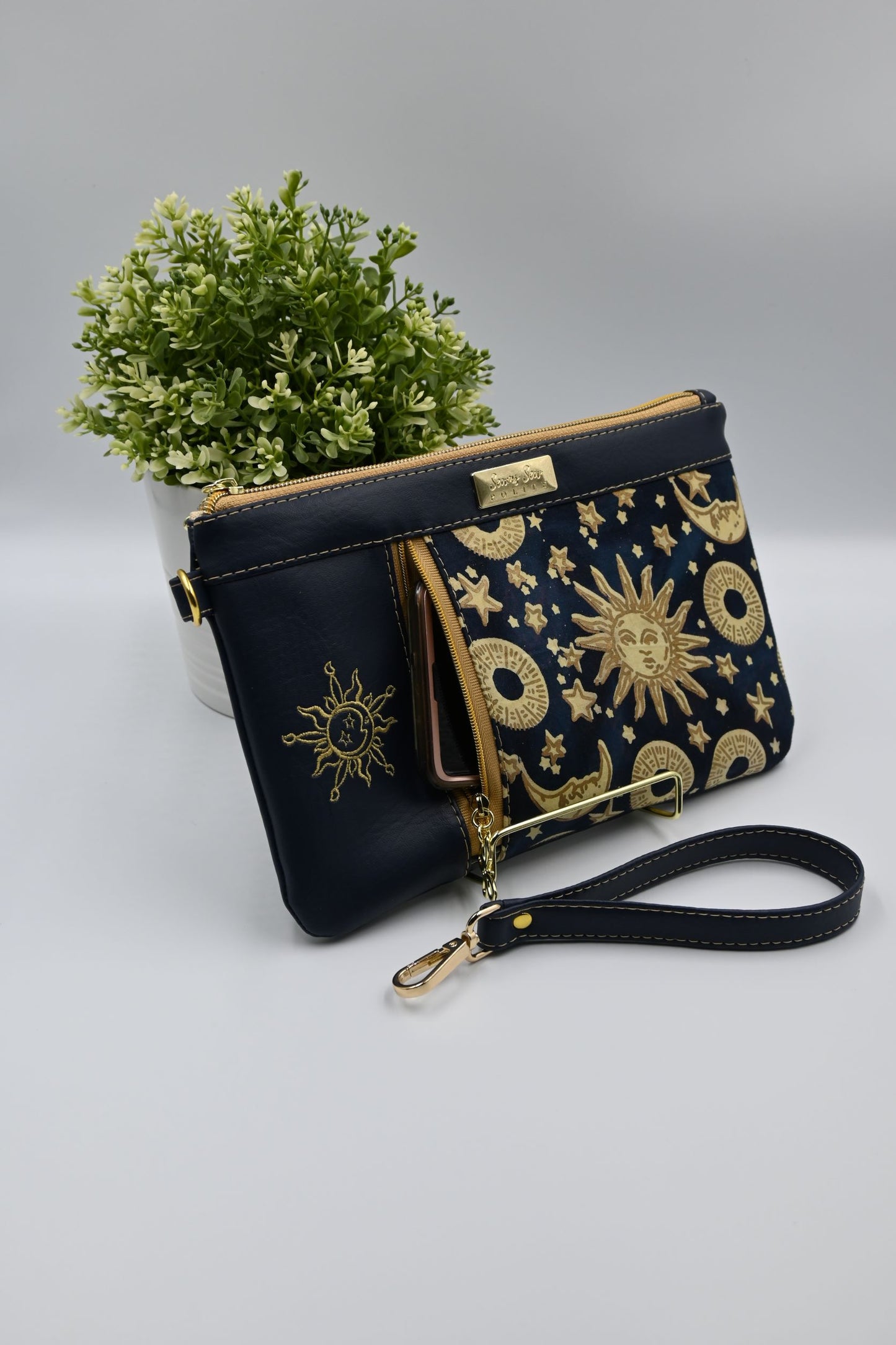 Celestial Sun and Moon Clutch