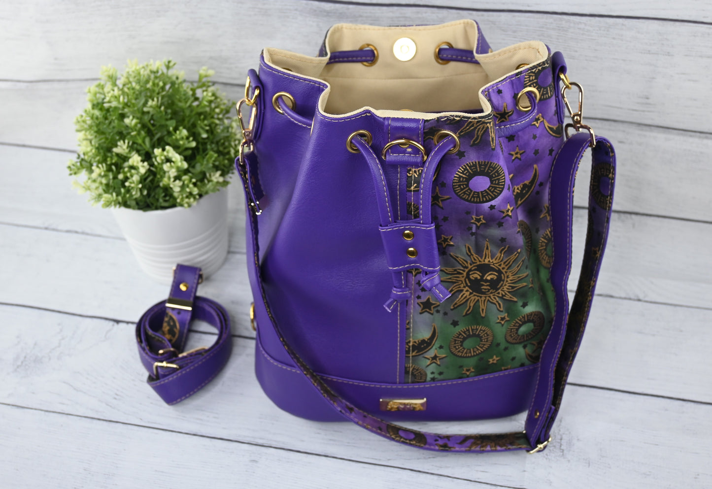 Purple Convertible Backpack