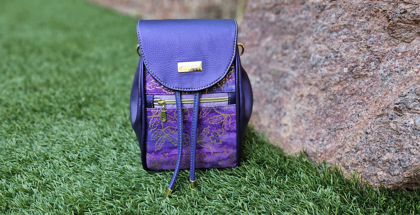 Purple Bucket Bag