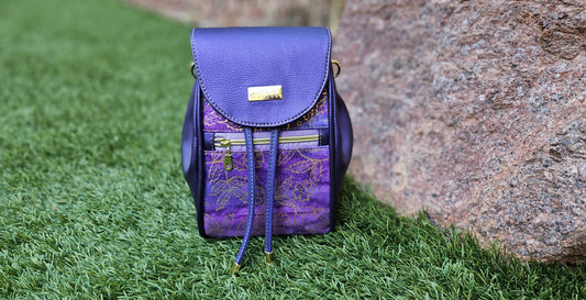 Purple Bucket Bag