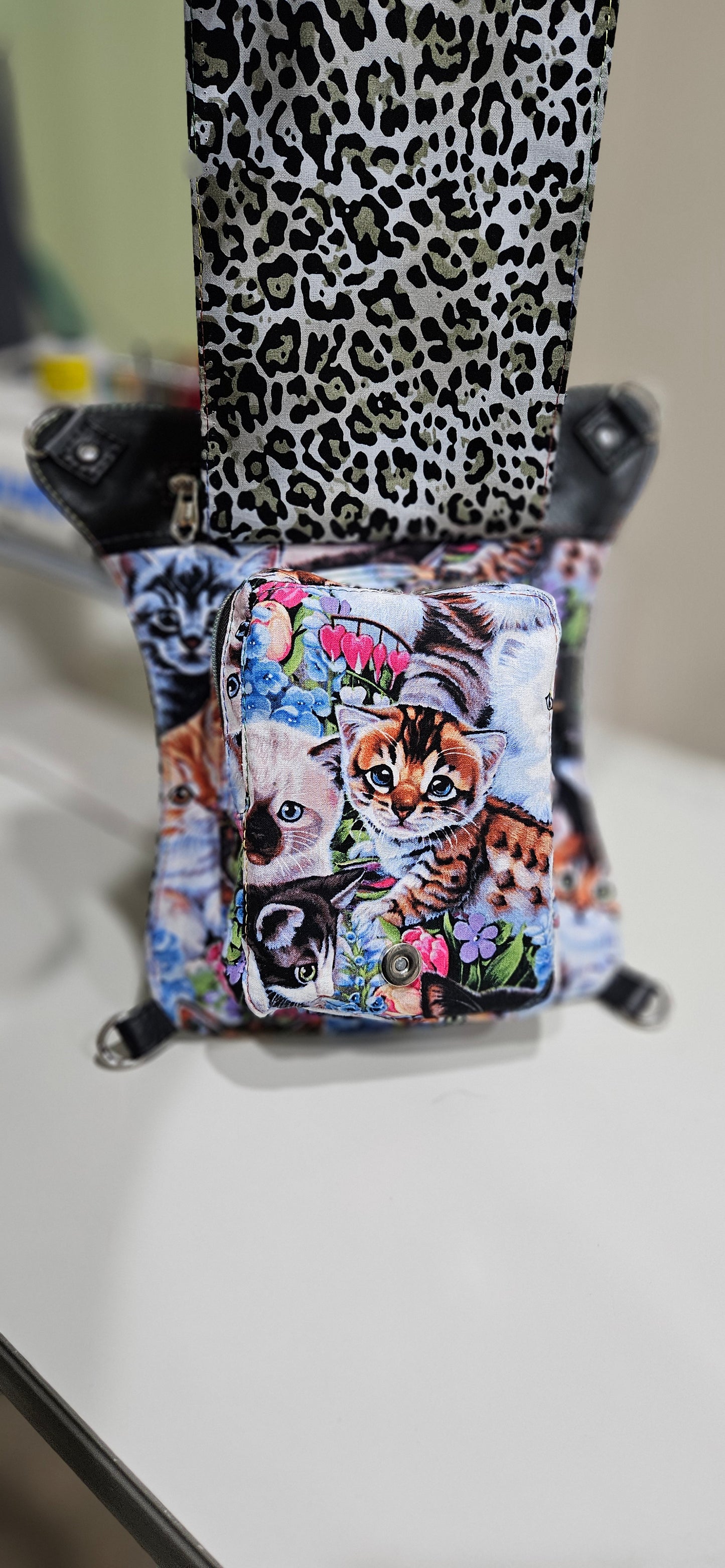 Rainbow Kitty Hip Bag