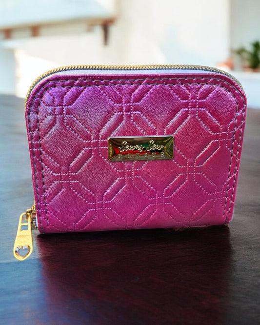 Iridescent Barbie Pink Wallet
