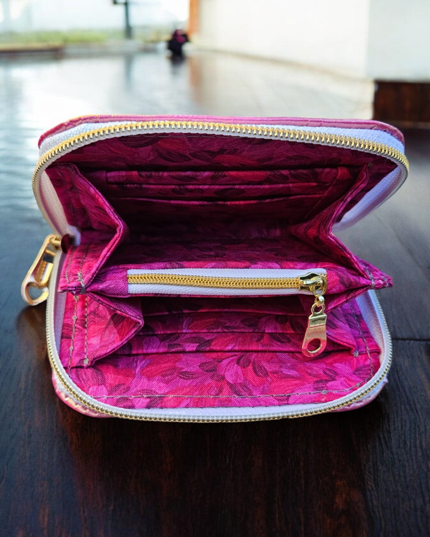 Iridescent Barbie Pink Wallet