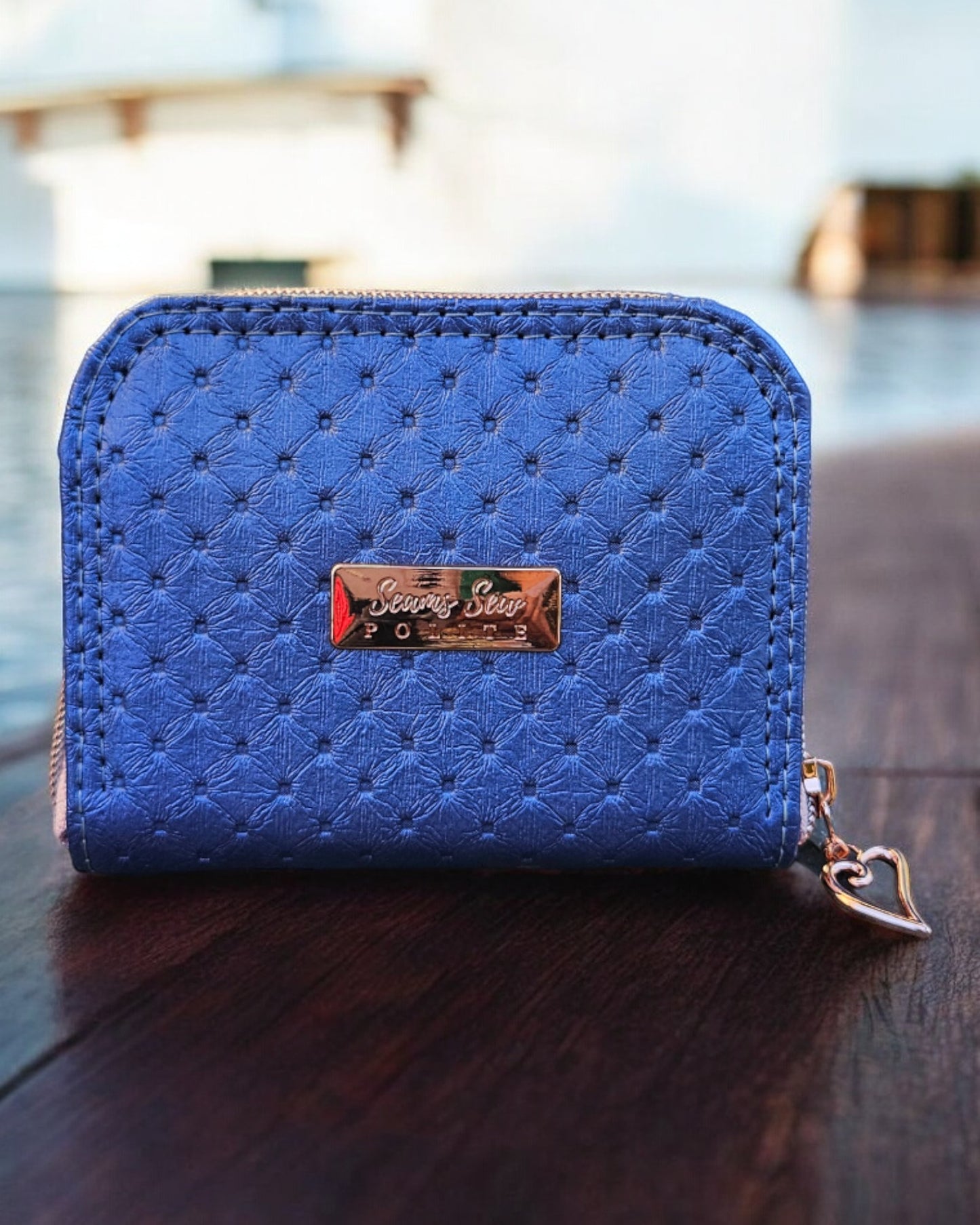 Periwinkle Dimples Wallet