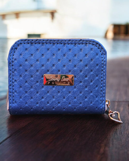 Periwinkle Dimples Wallet