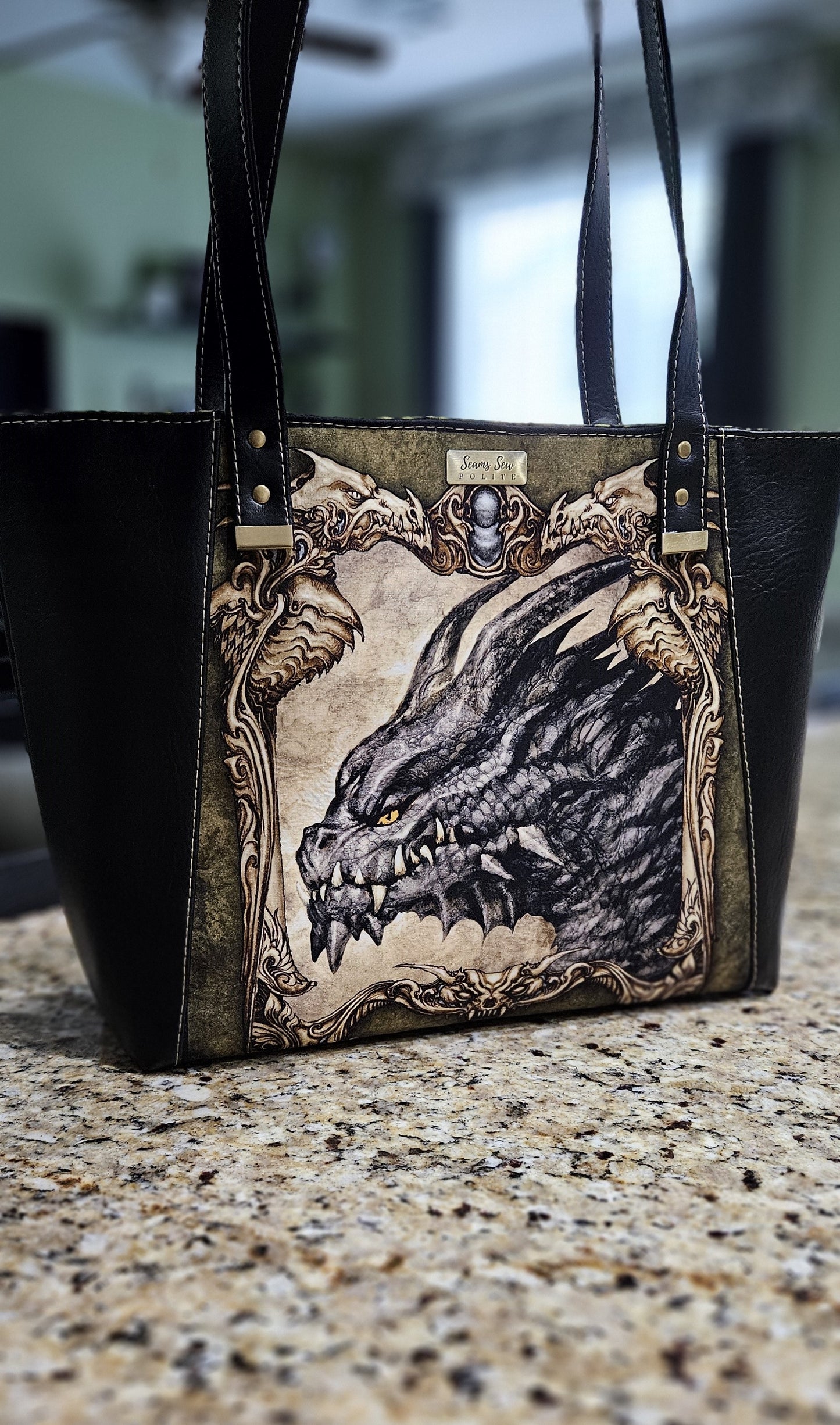 Grey Dragon Tote