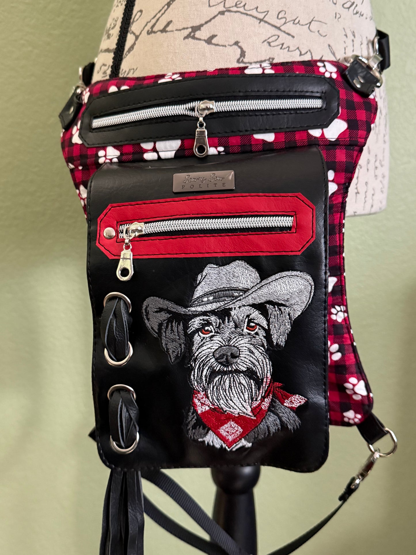 Cowboy Dog Hip Bag