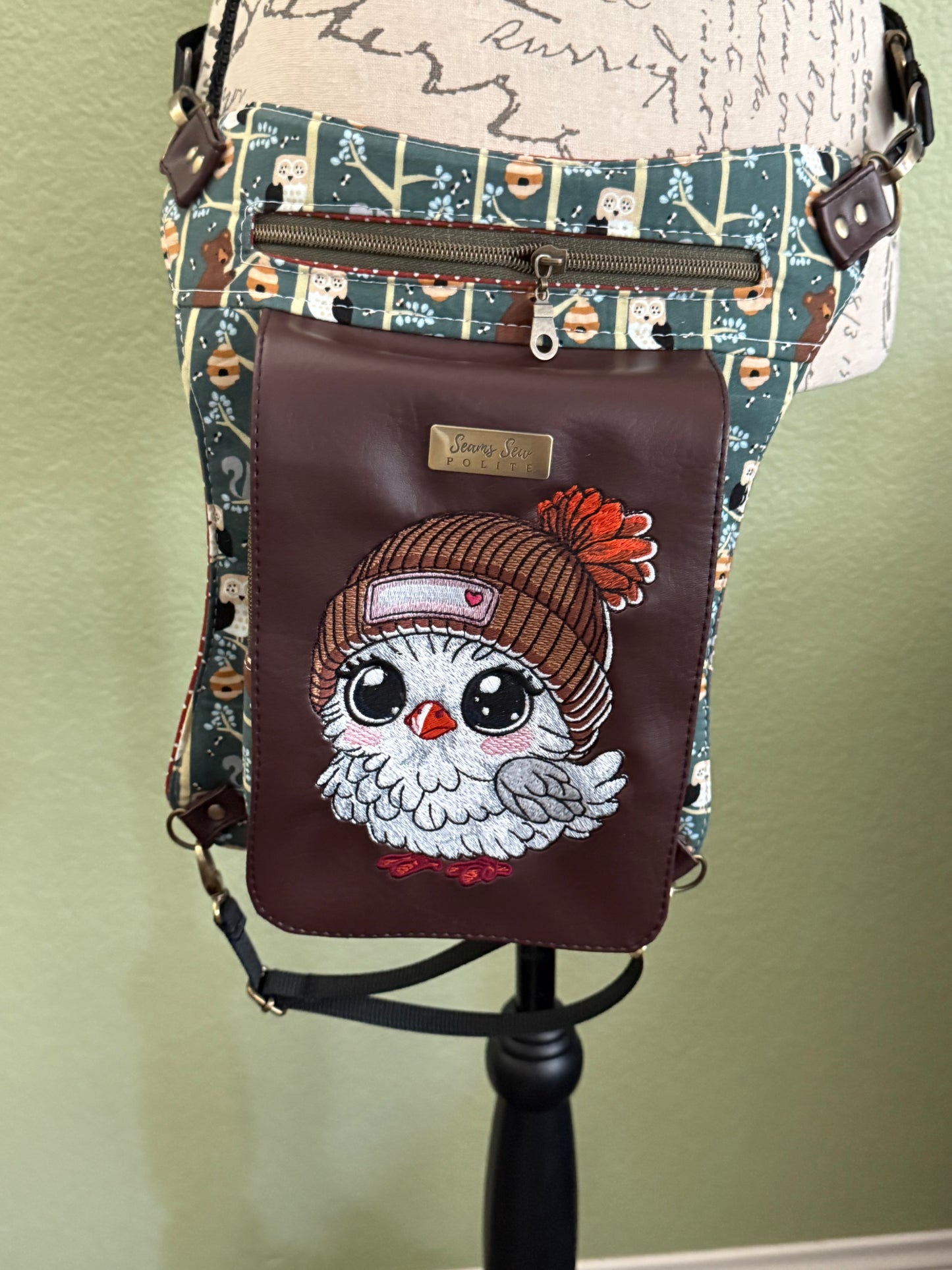 Cozy Owl Hip Bag