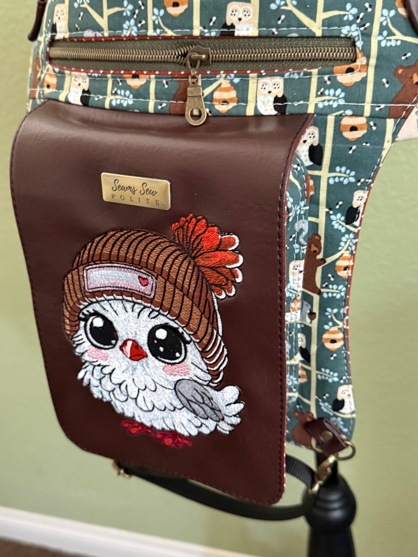 Cozy Owl Hip Bag