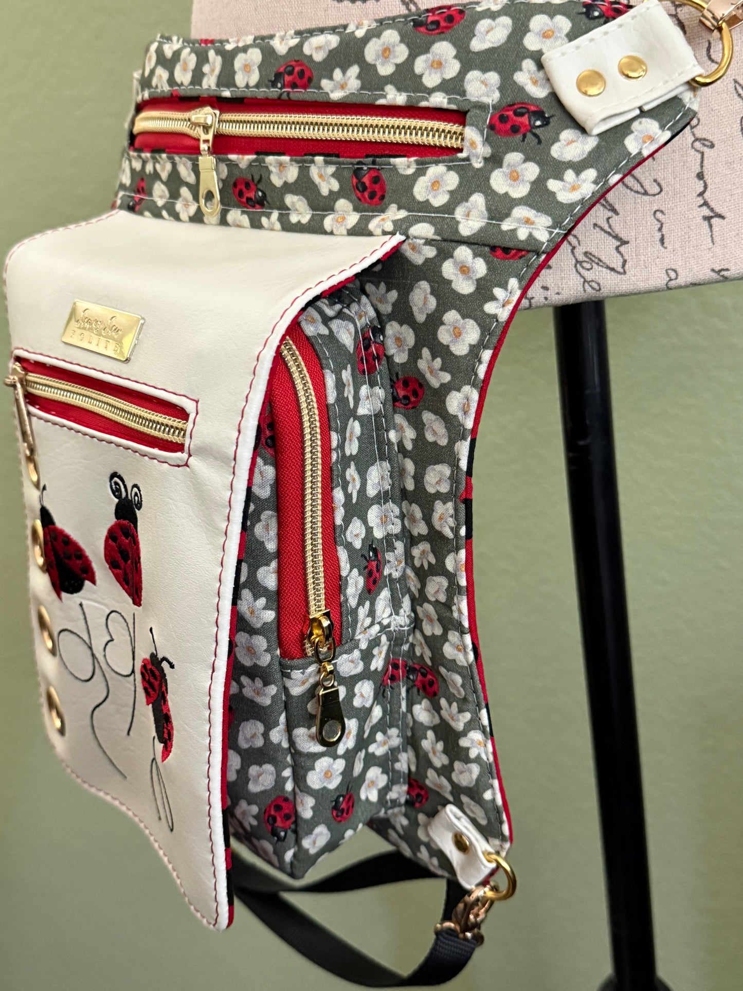 Lady Bug Garden Hip bag