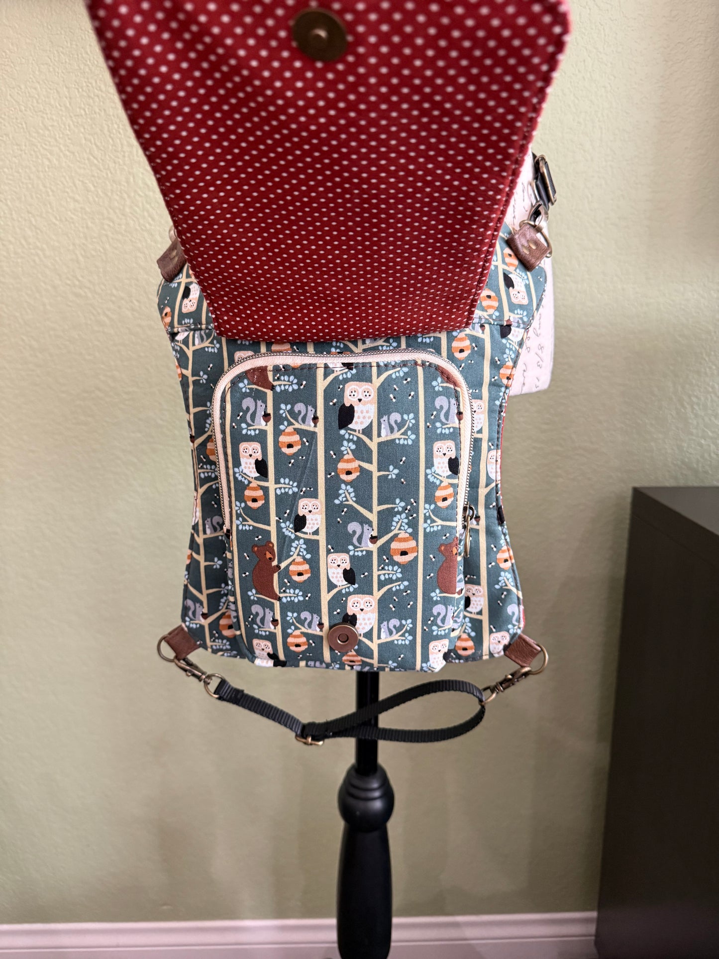 Golden Owl Hip Bag