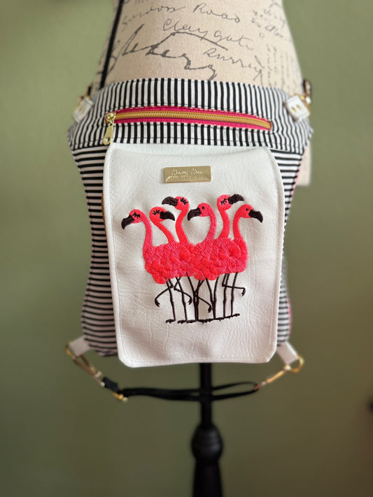 Sassy Flamingo Hip Bag
