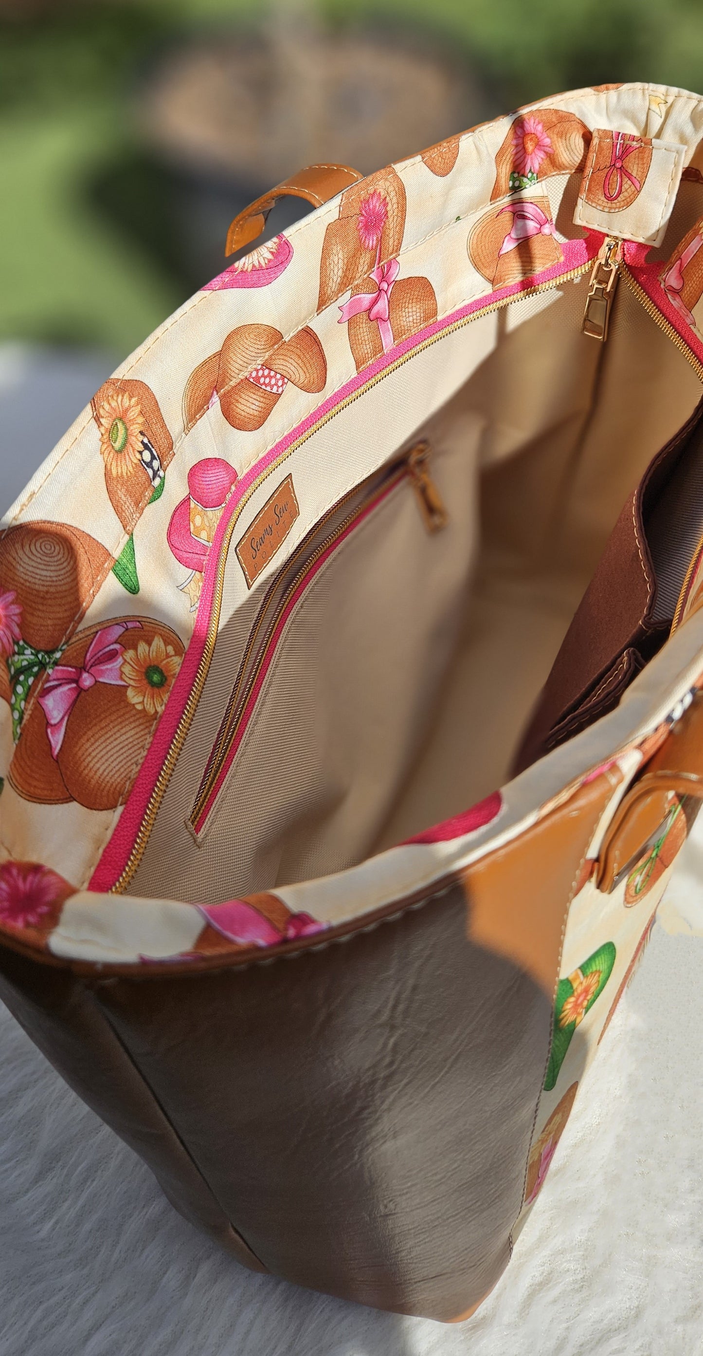 Sun Hat Tote