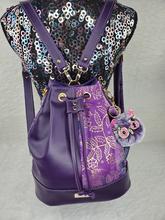 Ombre Plum Convertible Backpack