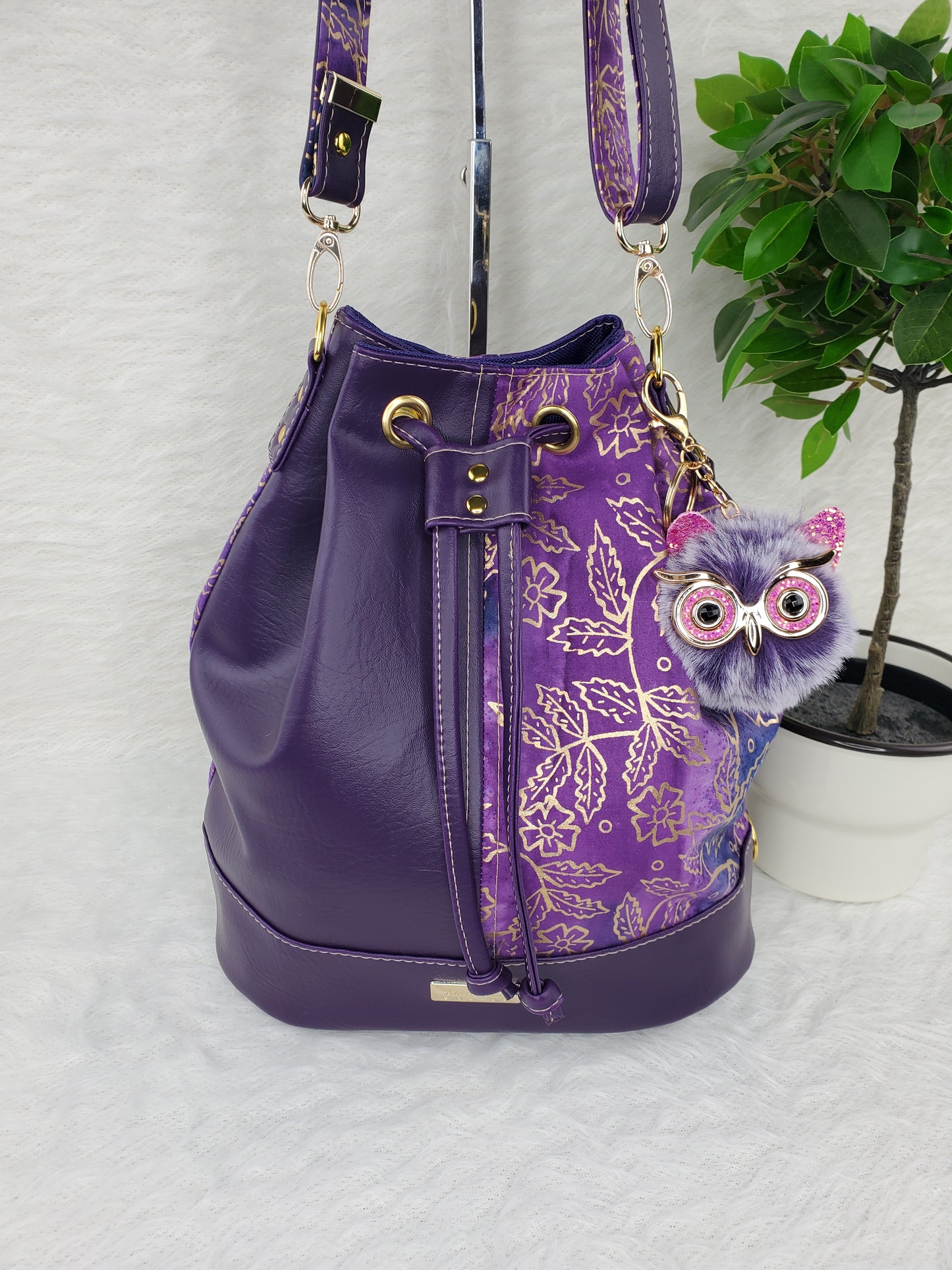 Ombre Plum Convertible Backpack