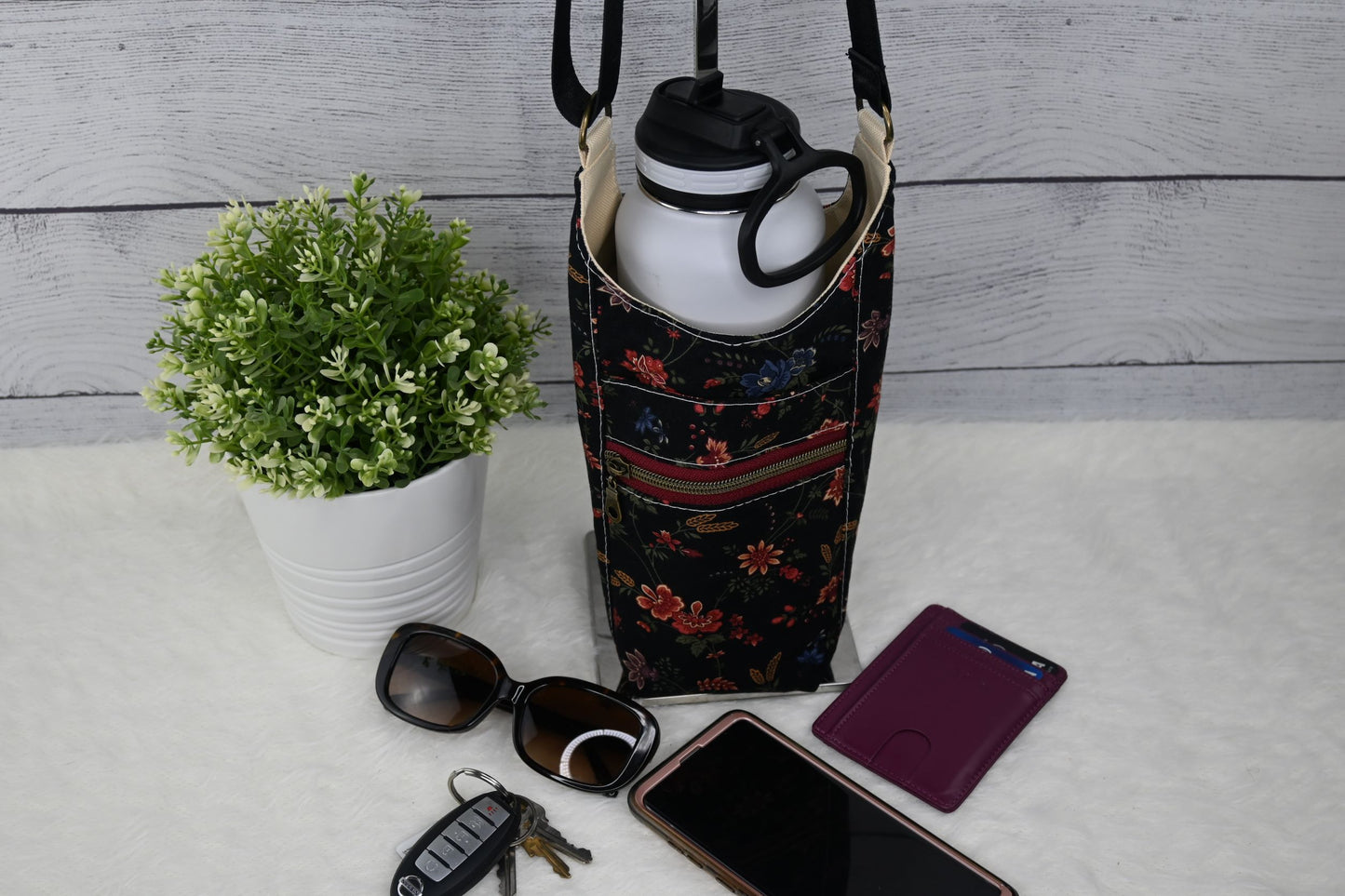 Flower Darkness Hydro Flask / Beverage Holder